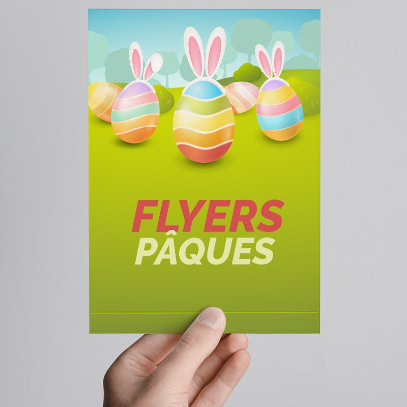 Impression flyer Pâques