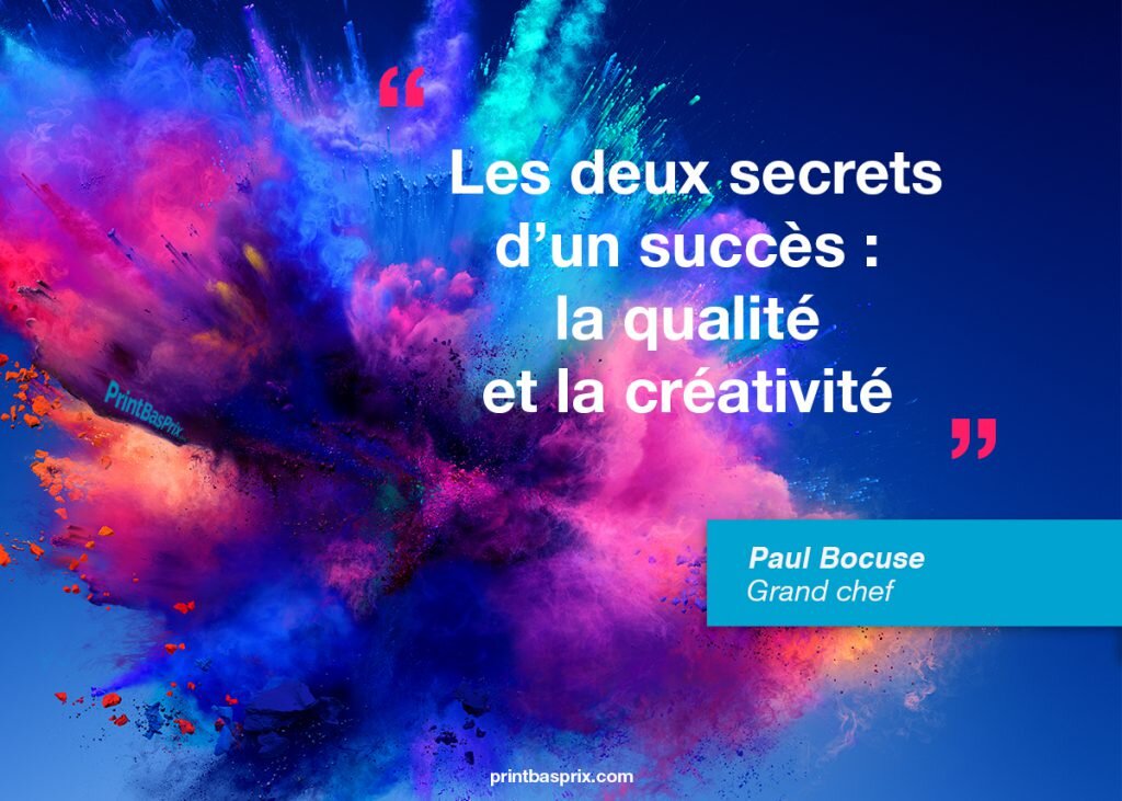 Qualité et créativité selon Paul Bocuse